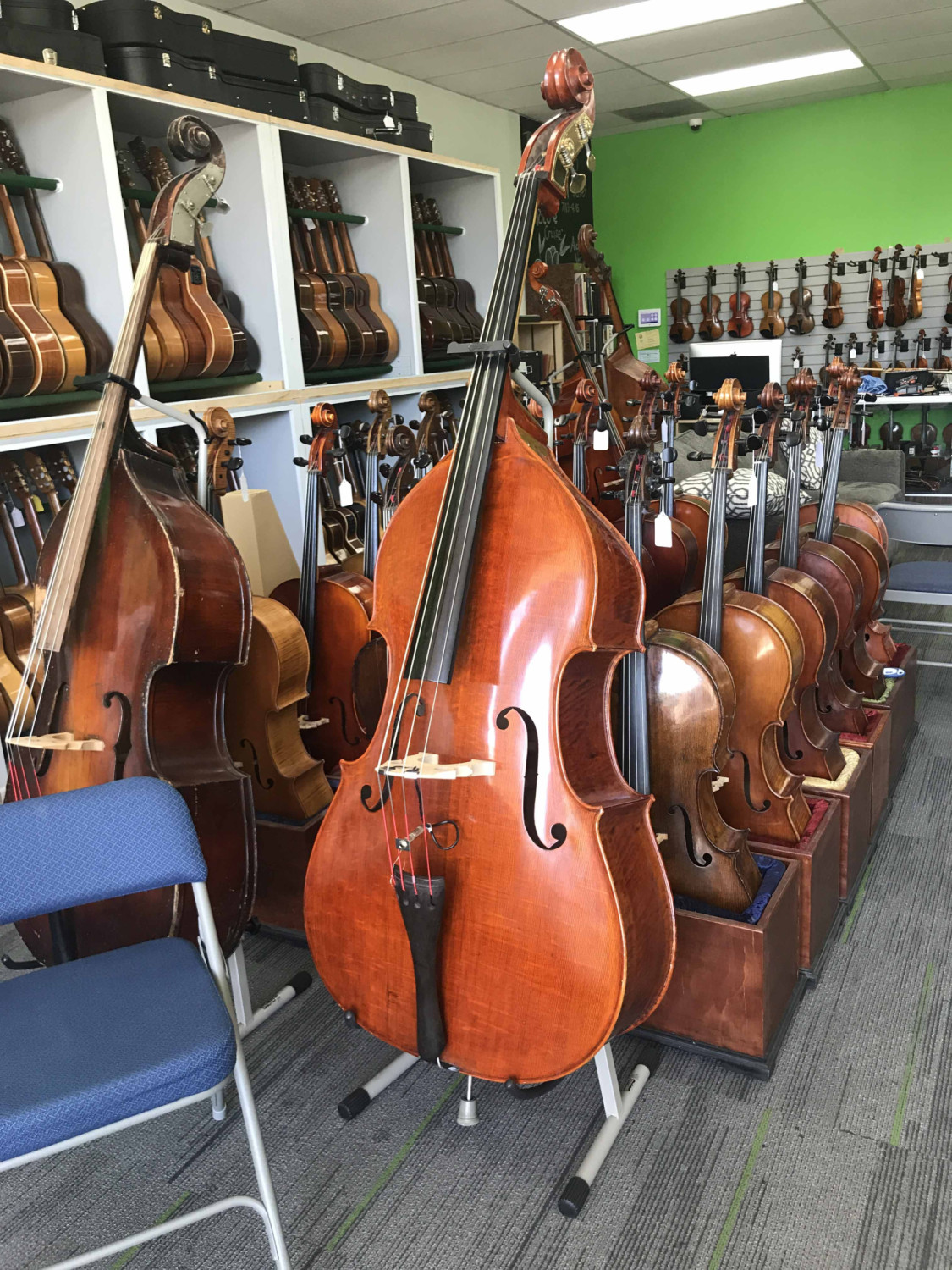 Violin Corner 3/4 Double Bass with Pickup