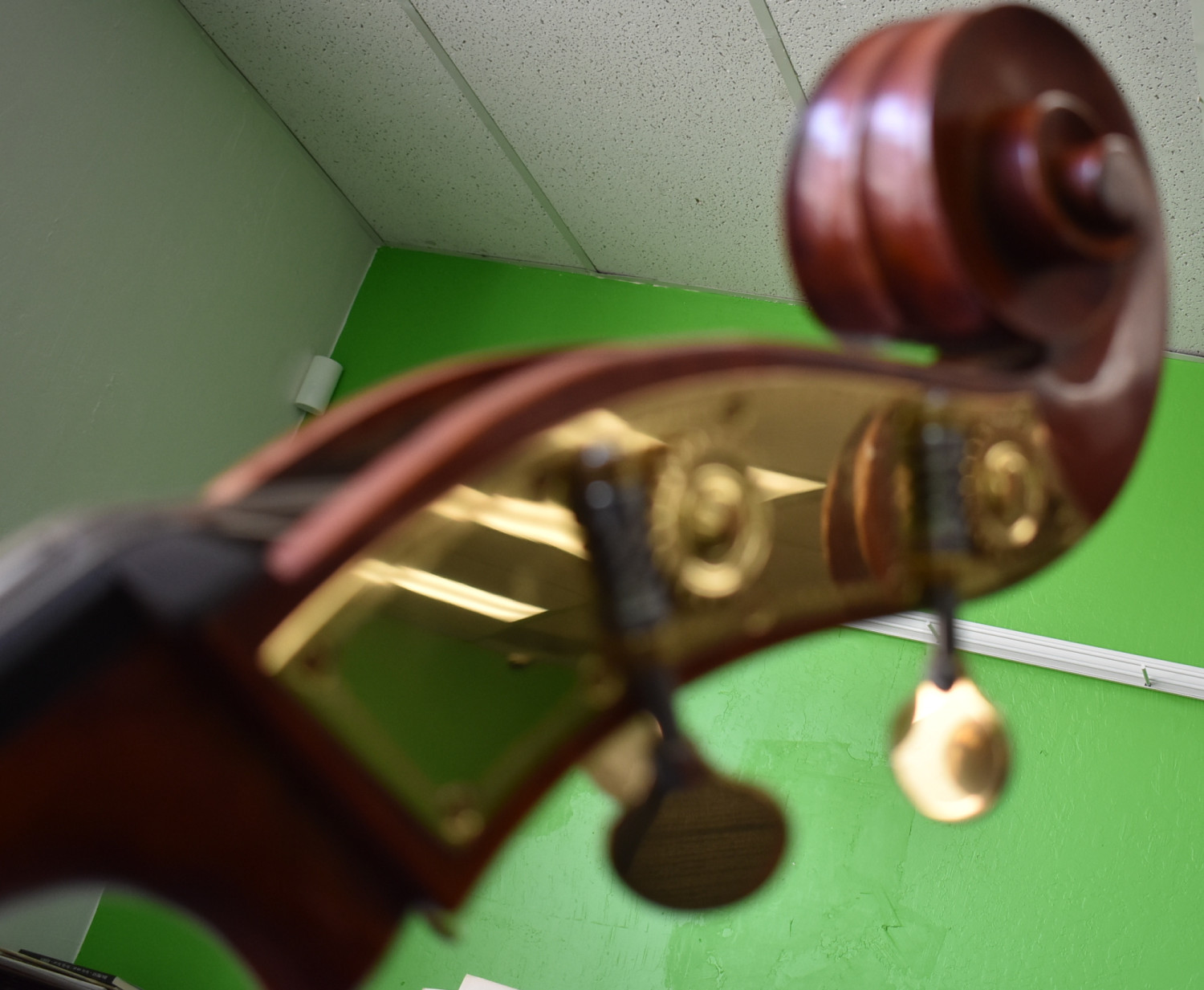 Violin Corner 3/4 Double Bass with Pickup