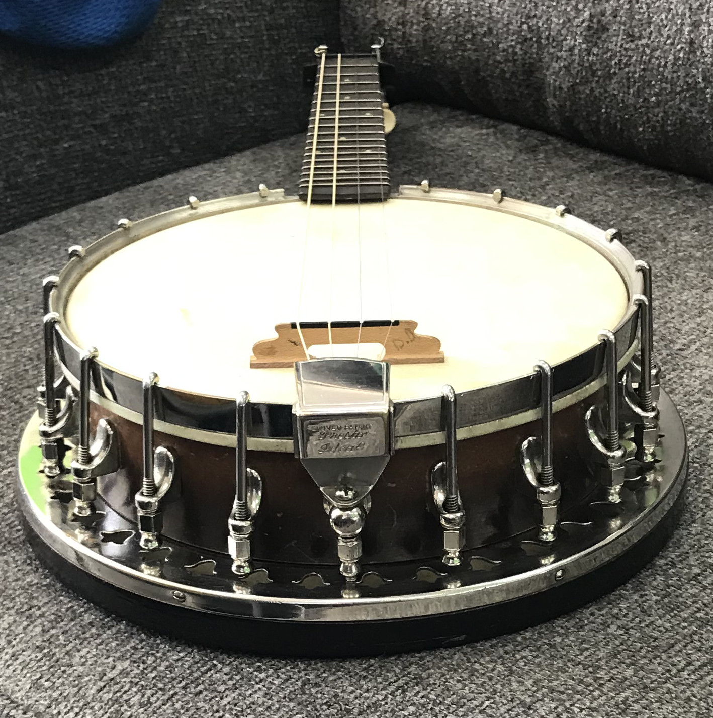 Bacon Banjo Ukulele with Original Hard Shell Case
