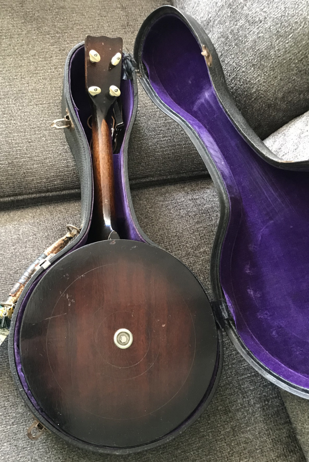 Bacon Banjo Ukulele with Original Hard Shell Case