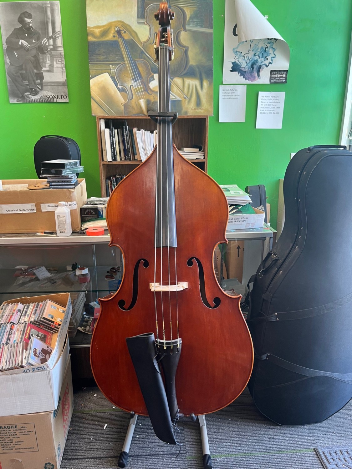 2000 Solid Spruce top Unlabelled Chinese Bass