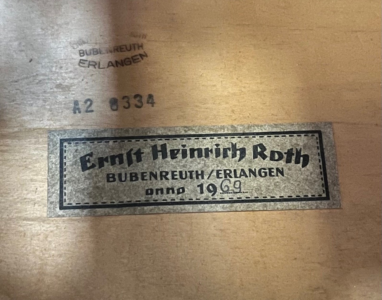 1969 Ernst Heinrich Roth 3/4