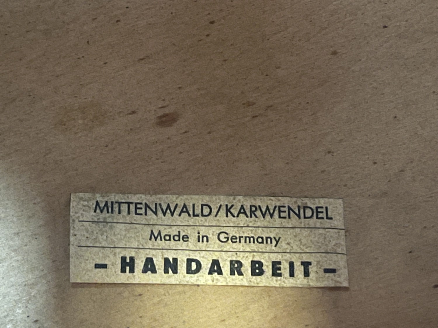 Mittenwald / Karwendel Handarbeit