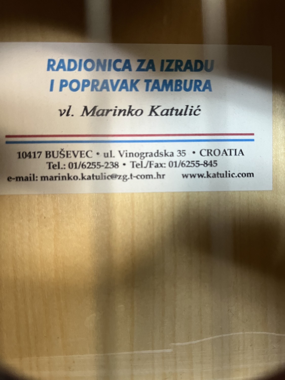 Marinko Katulic Tamburitza